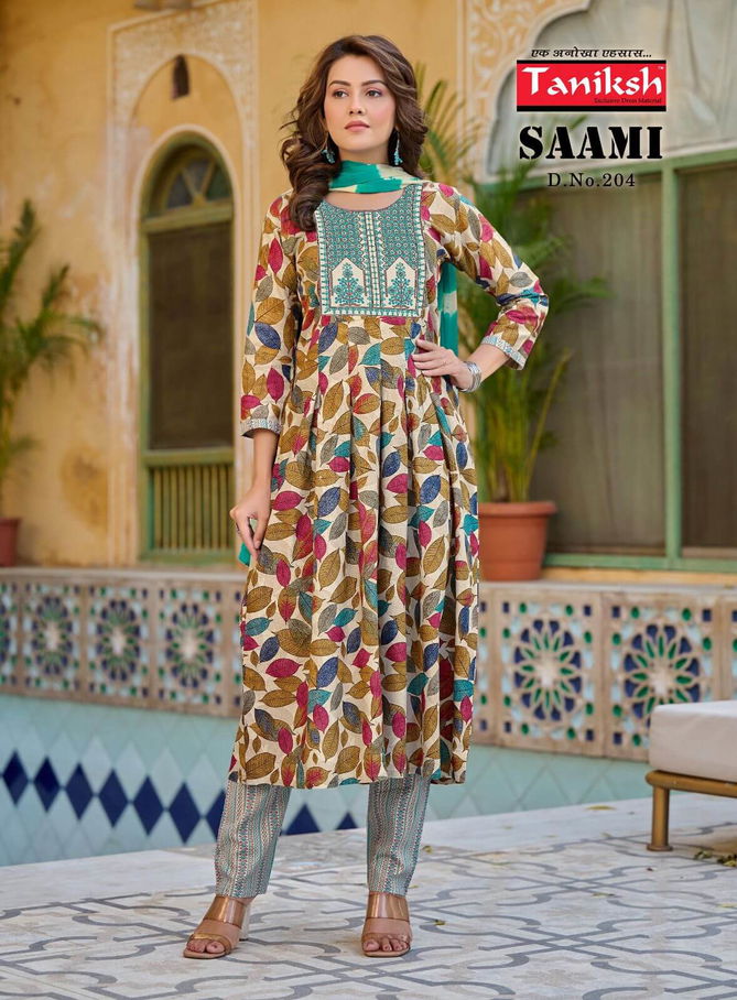 Taniksh Saami Vol 2 Wholesale Readymade Cotton Salwar Suits Catalog
